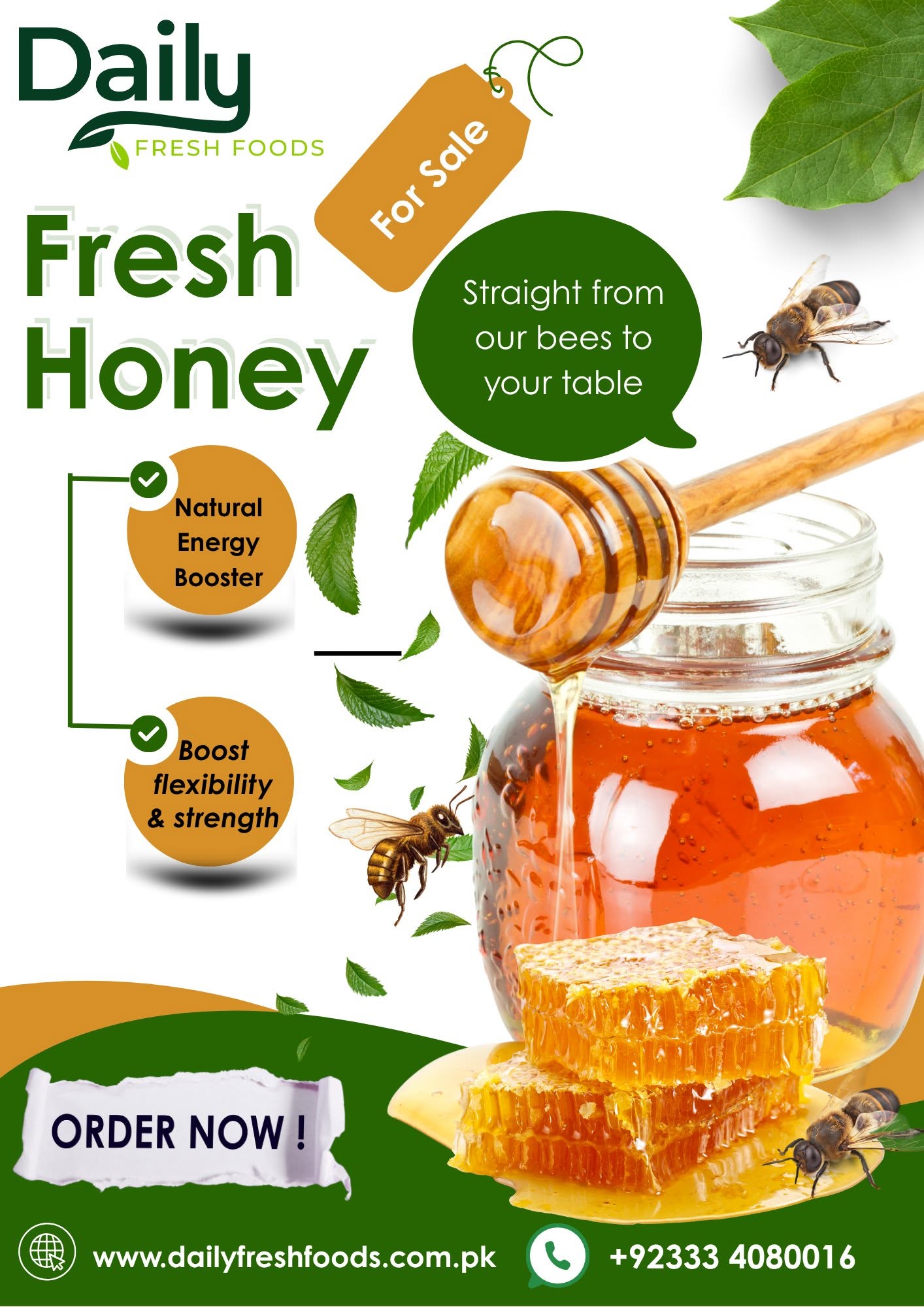100% Organic honey