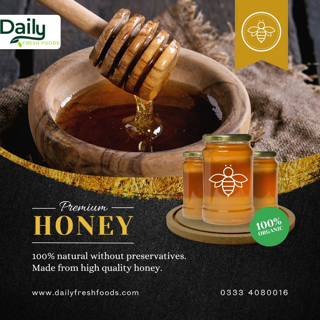 100% Organic honey