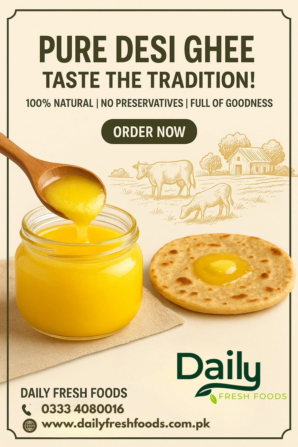 100% Organic Desi Ghee