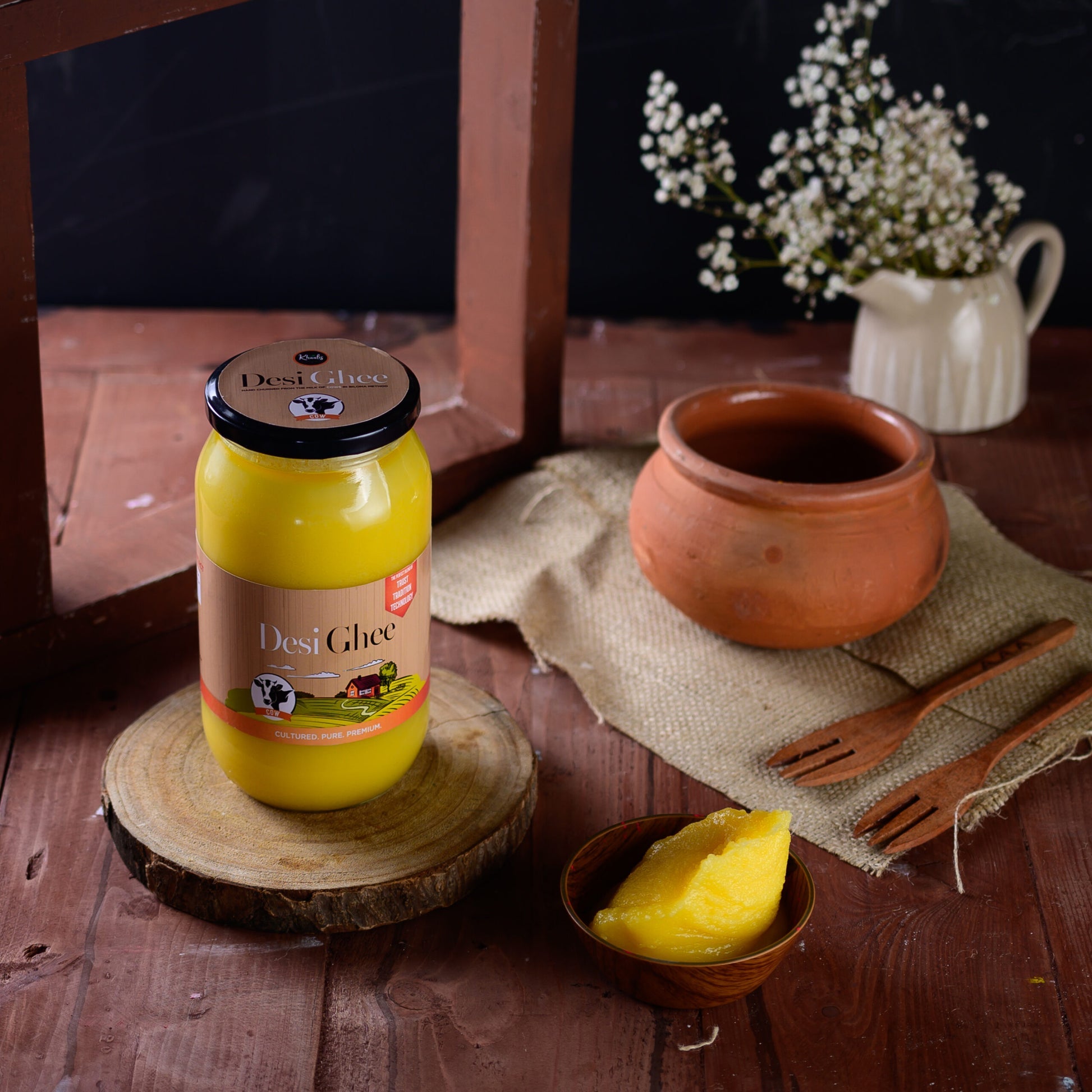 100% Organic Desi Ghee